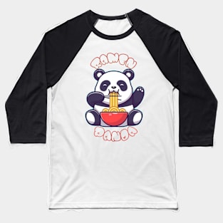 Ramen Panda Baseball T-Shirt